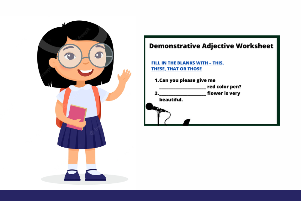 Adjective Exercise for Standard 6